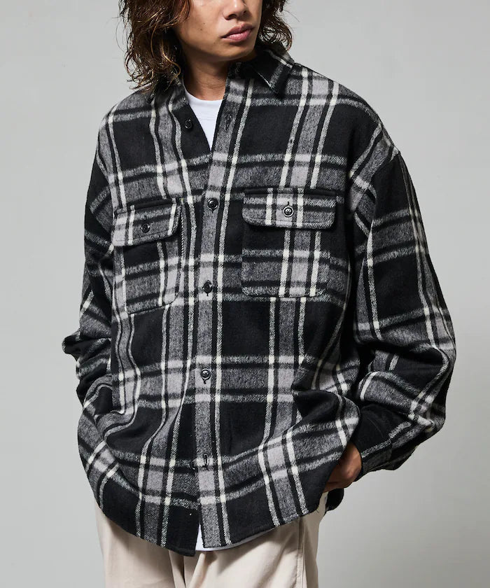 FREAK‘S STORE
Relax Fit Heavy Flannel Check Shirt