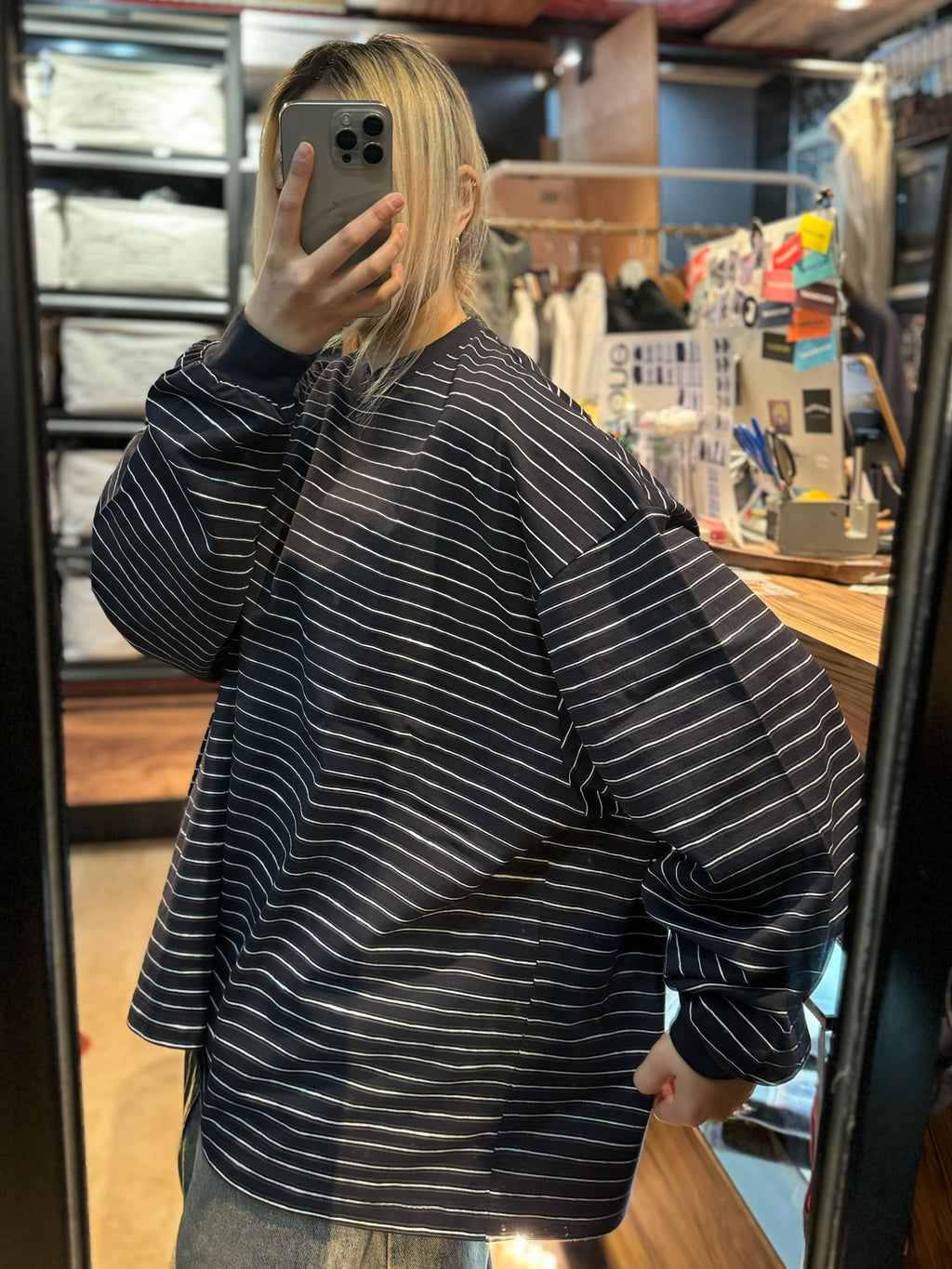 SEE SEE
SUPER BIG LS FLAT BOARDER TEE