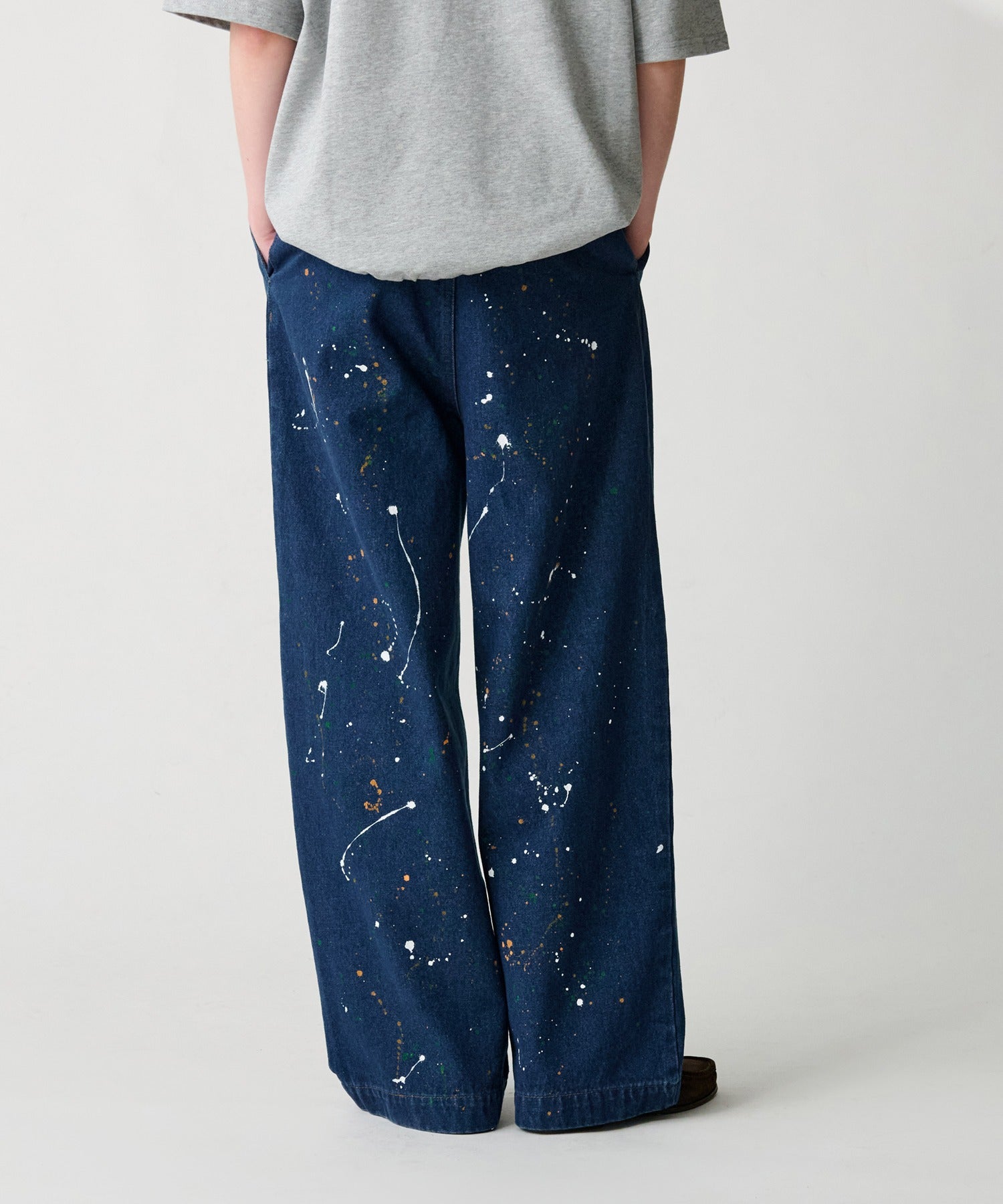 WETTEMPT
2TUCK PAINT DENIM PANTS