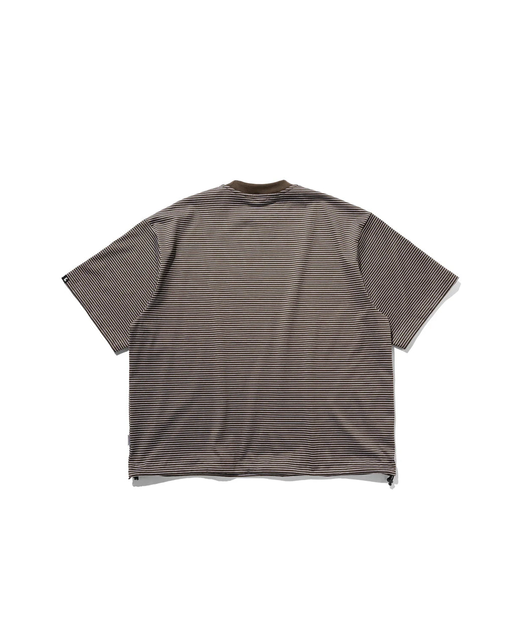 CLESSTE
”C“STRIPED MASSIVE T-SHIRT WITH DRAWSTRINGS