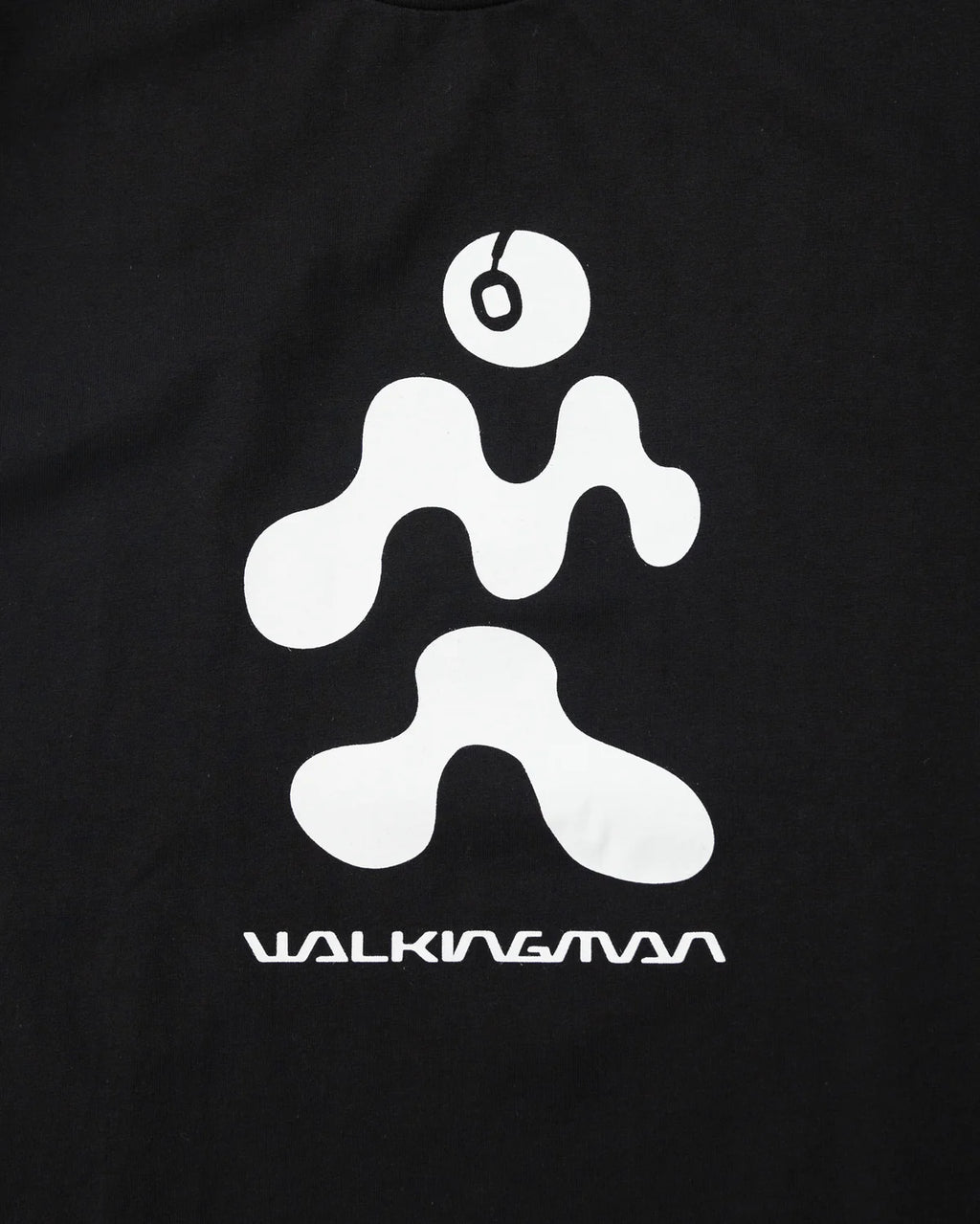 CLESSTE / "WALKING MAN" Massive T-Shirt With Drawstrings