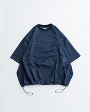 將圖片載入圖庫檢視器 is-ness / BALLOON BORDER LAYERED MESH T-SHIRT
