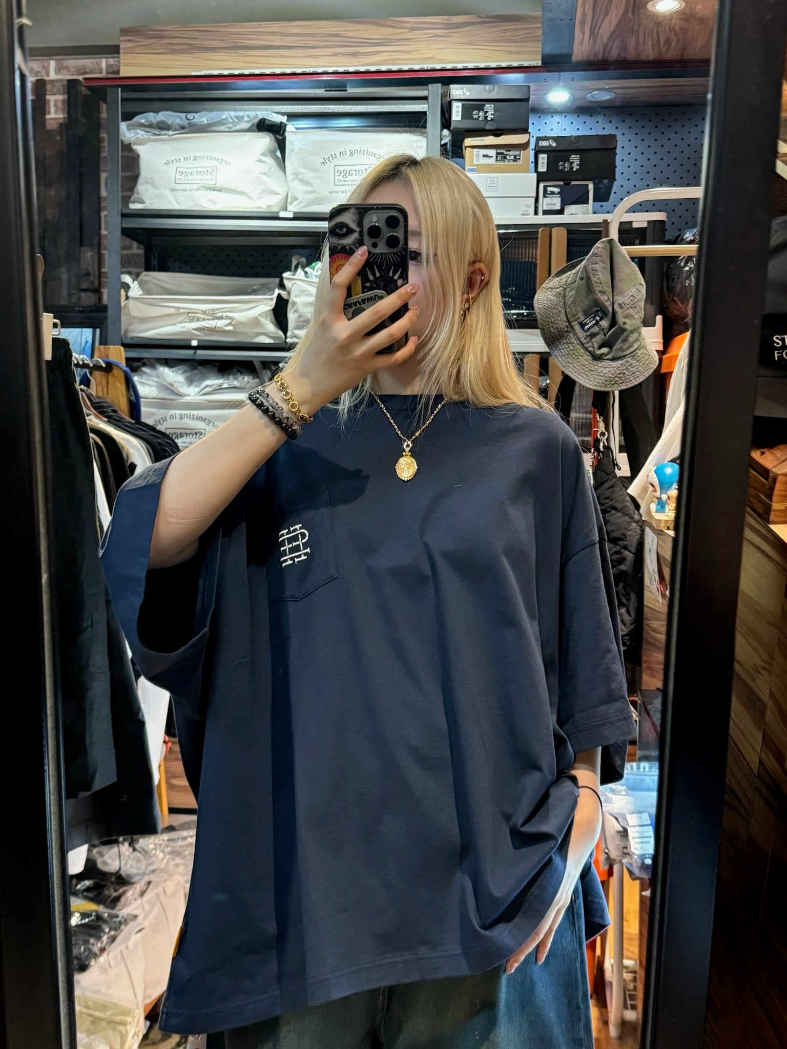 SEE SEE 京都限定 
SUPER BIG FLAT POCKET TEE