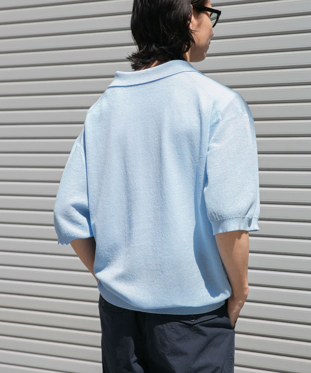 Urban Research FORK&SPOON Linen Blend Skipper Knit