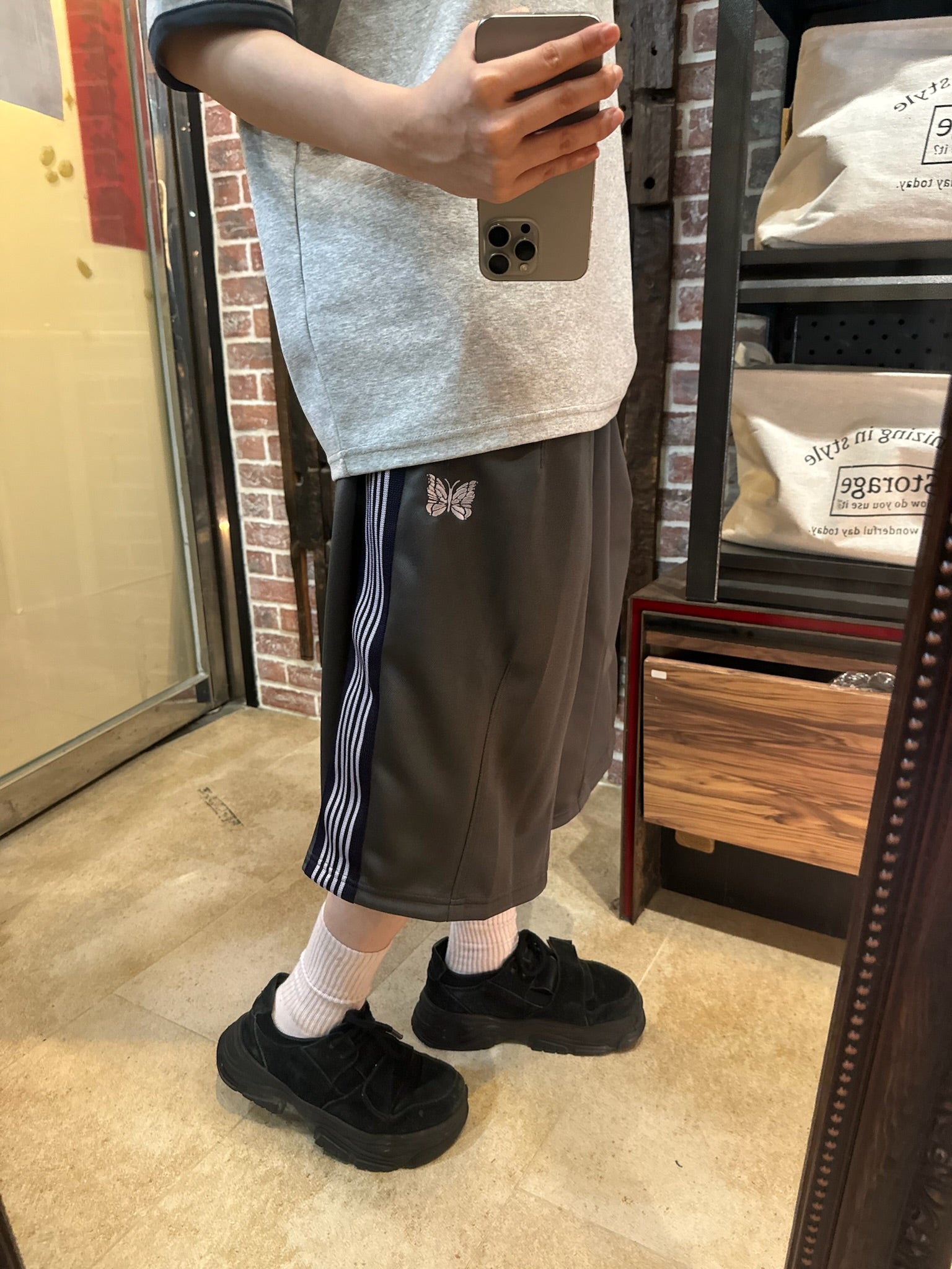 Needles 26ss
別注 Track Short - Poly Smooth