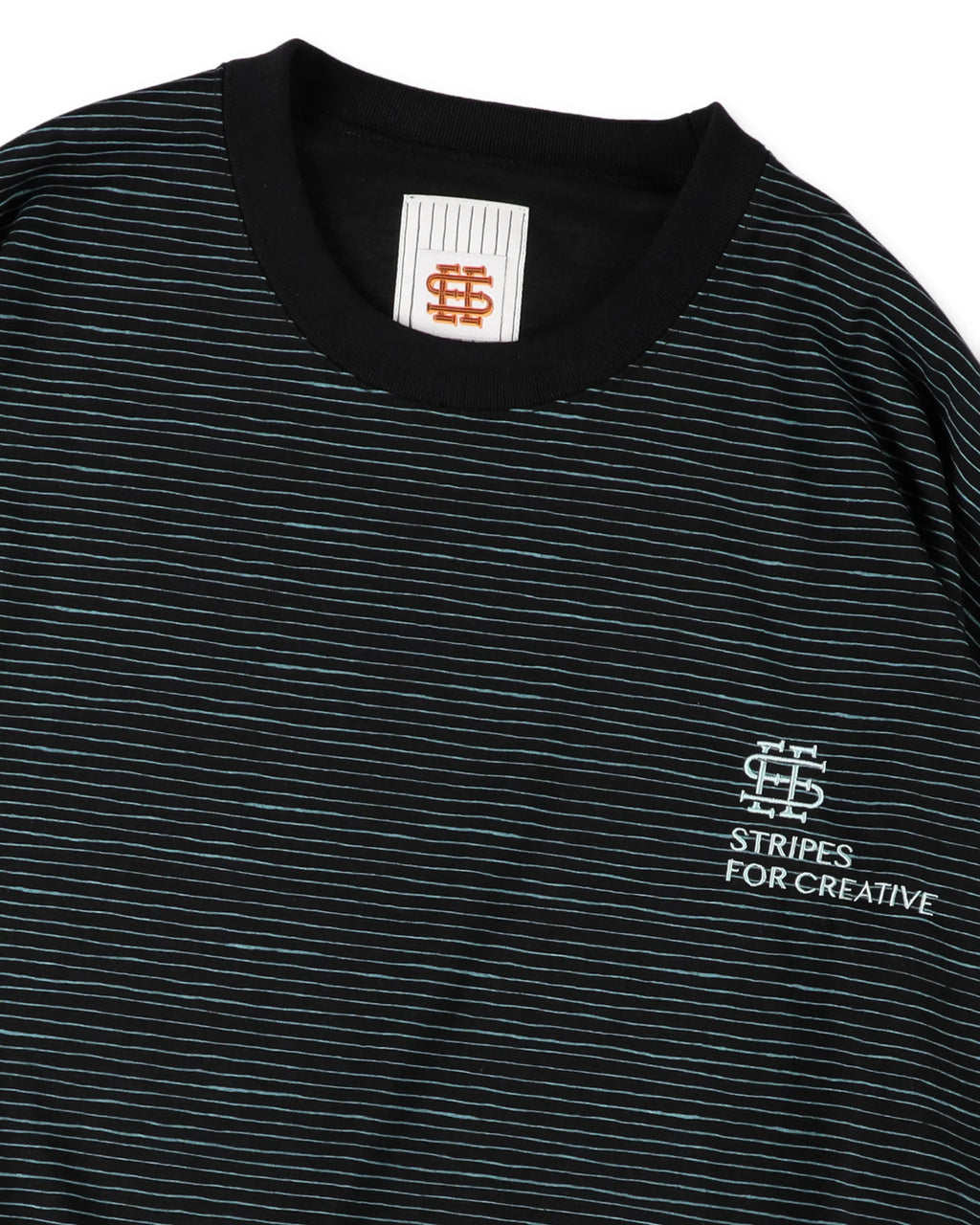 SEE SEE x S.F.C Super Big LS Border Tech Tee W Drawstrings