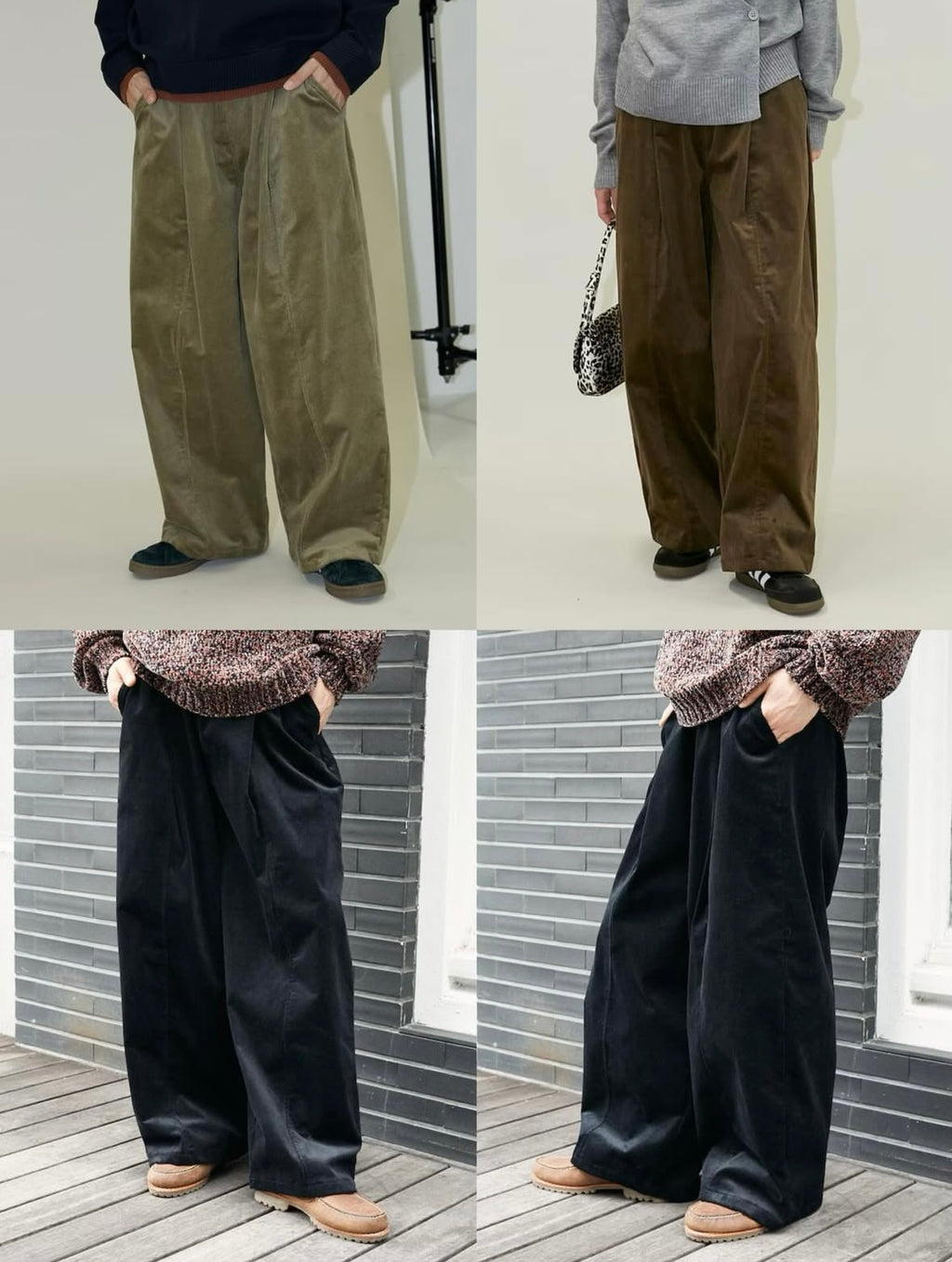 PUBLUX
Wide corduroy easy Pants[Limited products