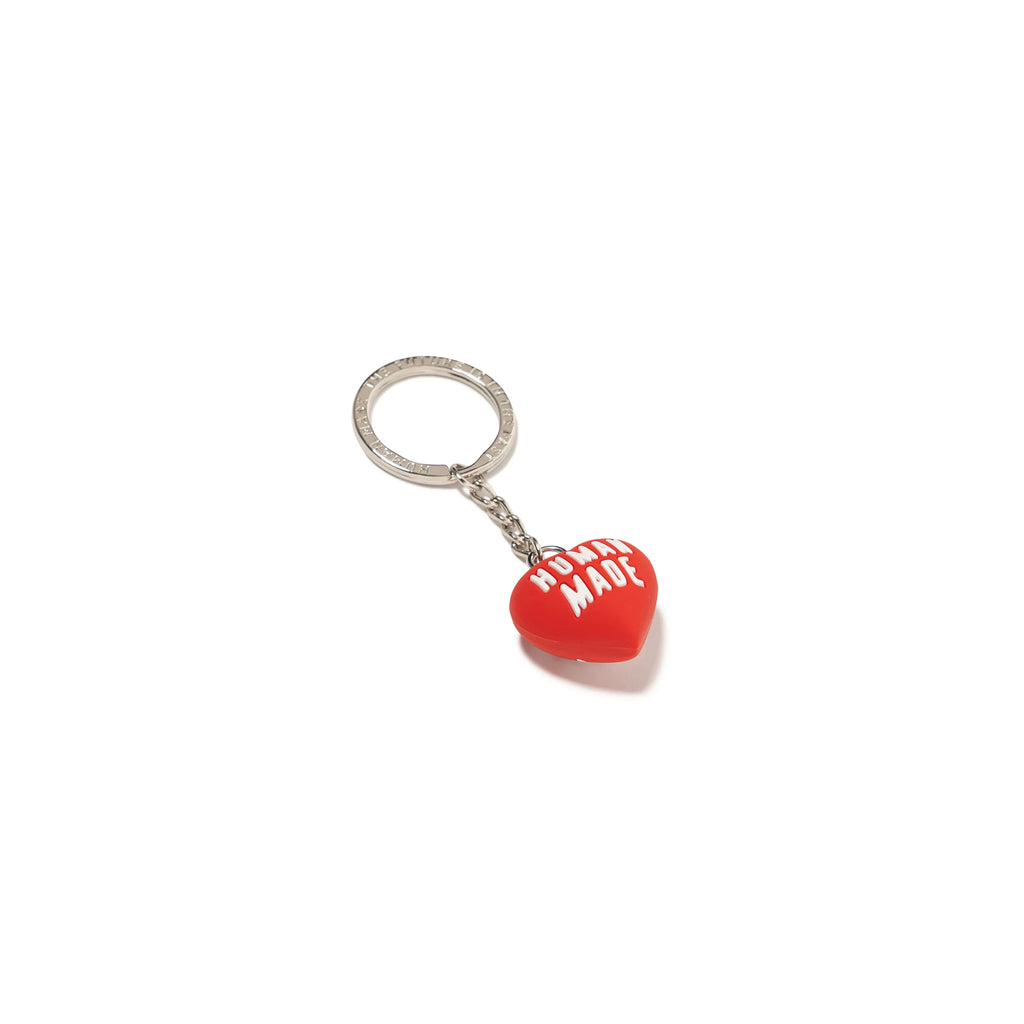 Human Made heart rubber keychain