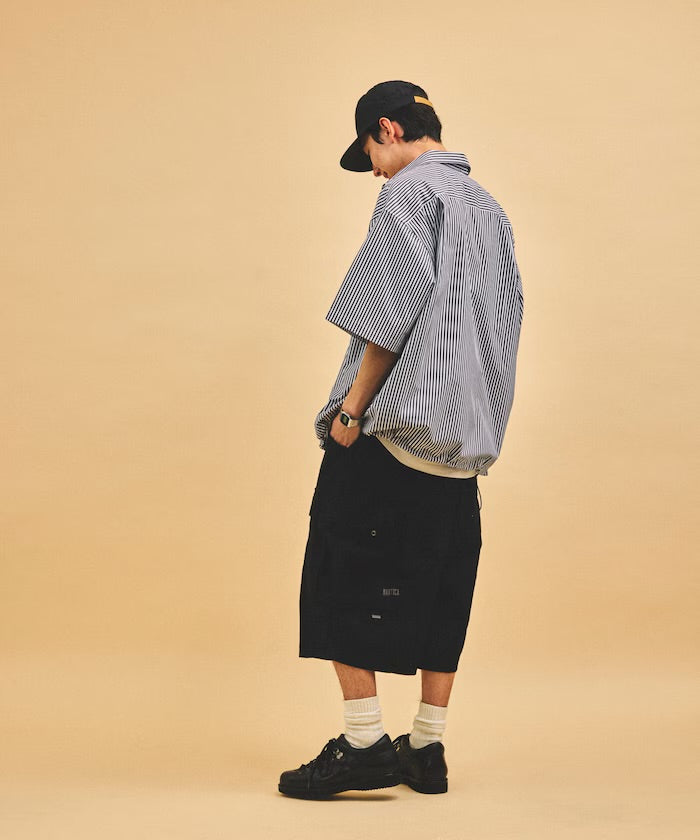 【FREAK'S STORE for BEACH & FES】 Typewriter Spindle Regular Collar S/S Shirt