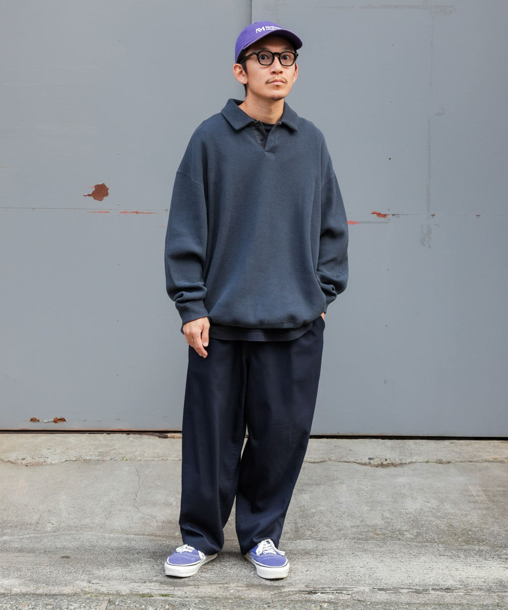 『UR TECH』Wide DAD TECH POLO PULLOVER