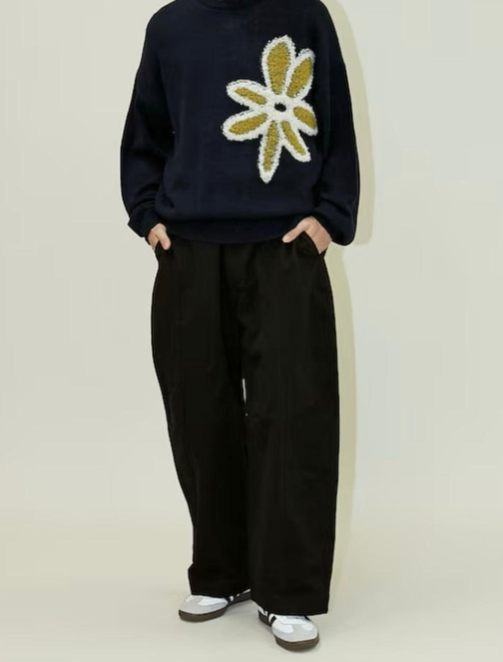 PUBLUX
Over Wide Curve Pants[Limited products]