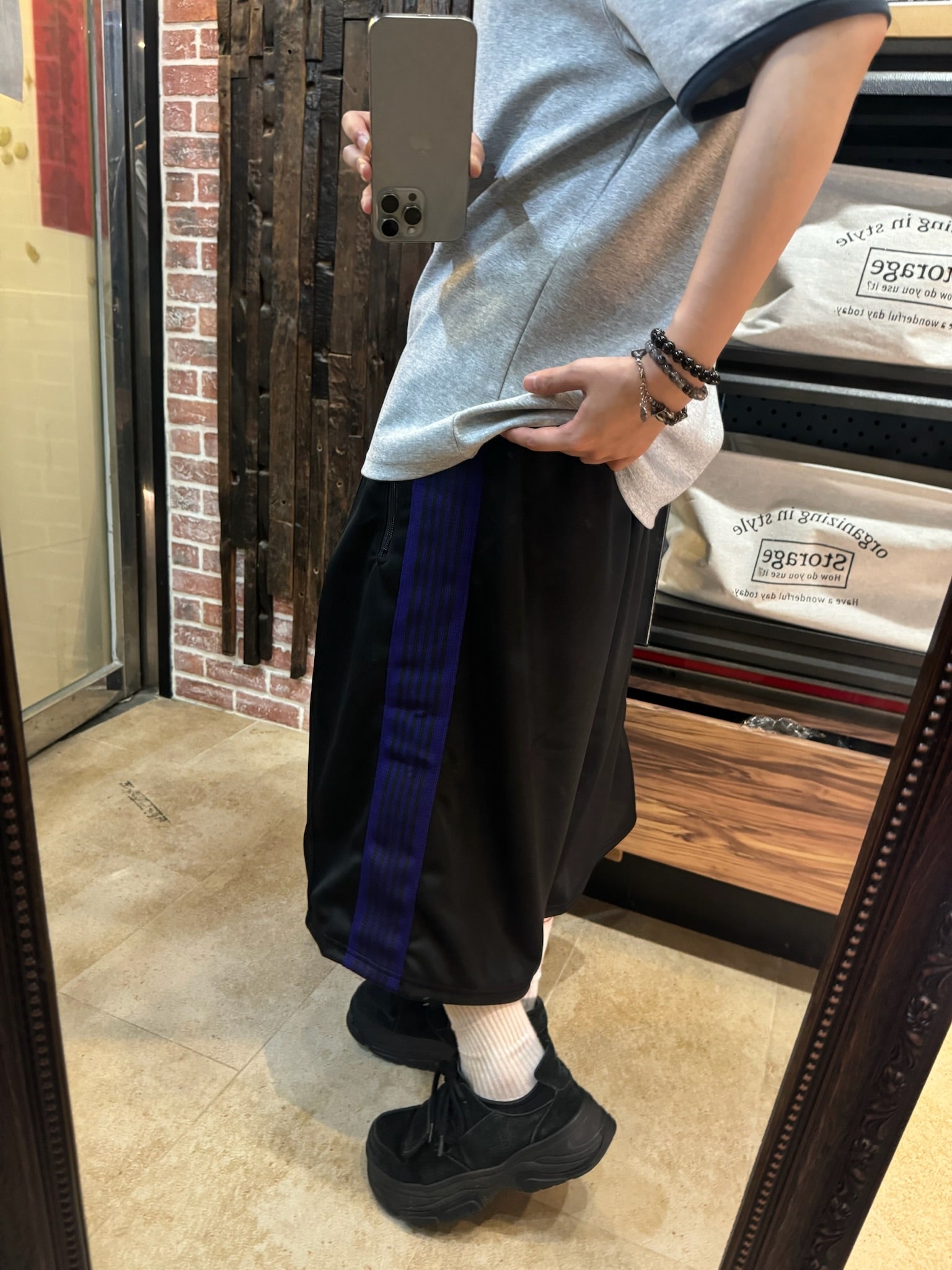 Needles 26ss
別注 Track Short - Poly Smooth