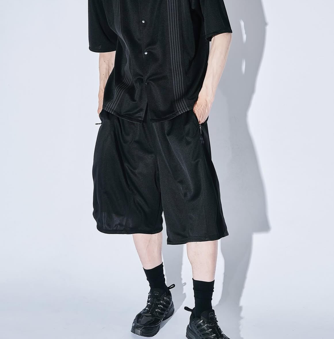 Needles 
別注 H.D Track Shorts Pants- Poly Smooth