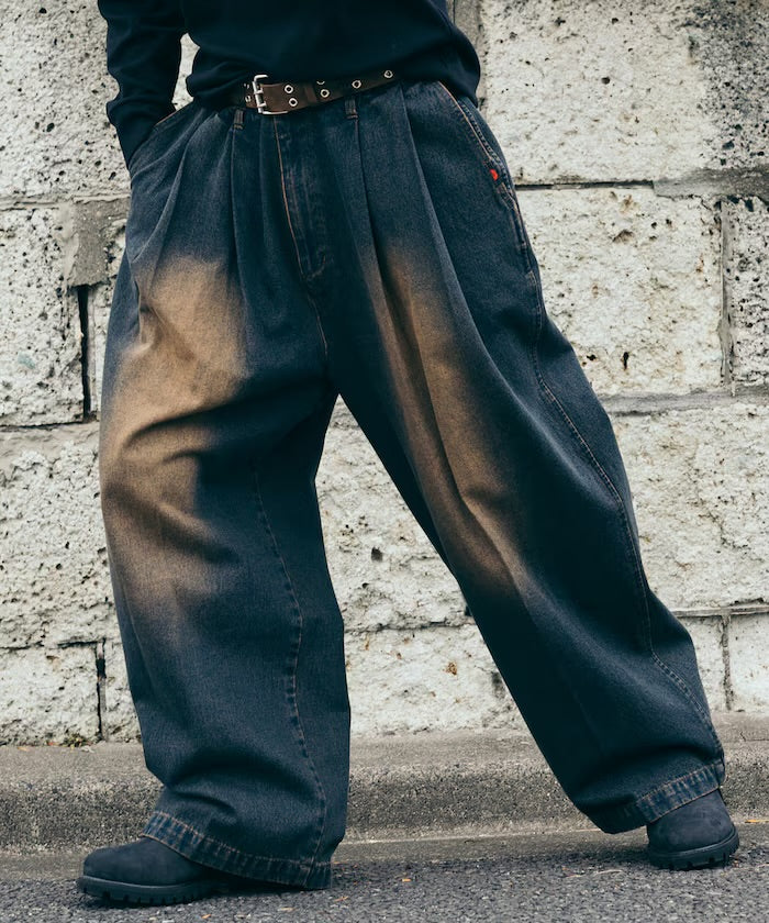 RED KAP
別注 SMU PT-38 2TUCK BAGGY WIDE DENIM PANTS