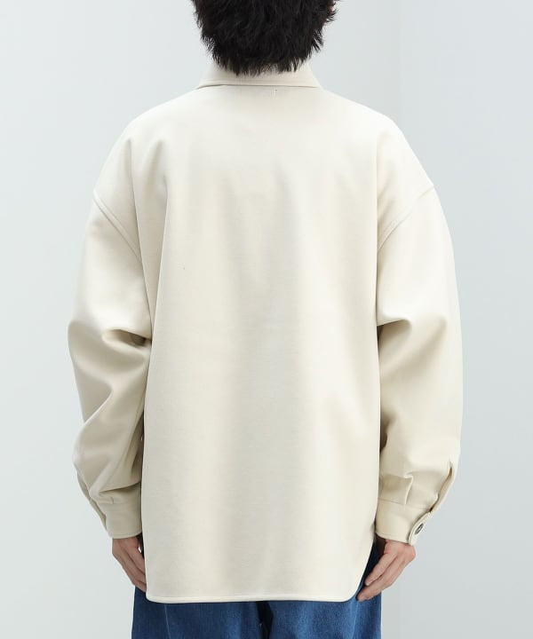 BEAMS HEART
Knit Melton CPO Shirt Jacket