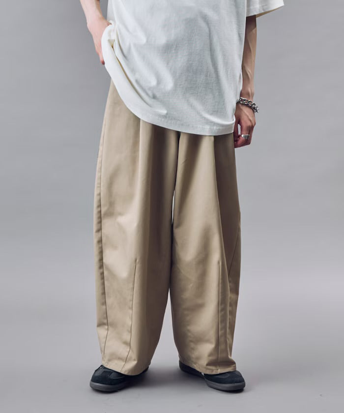 PUBLUX
Tucked twill Pants