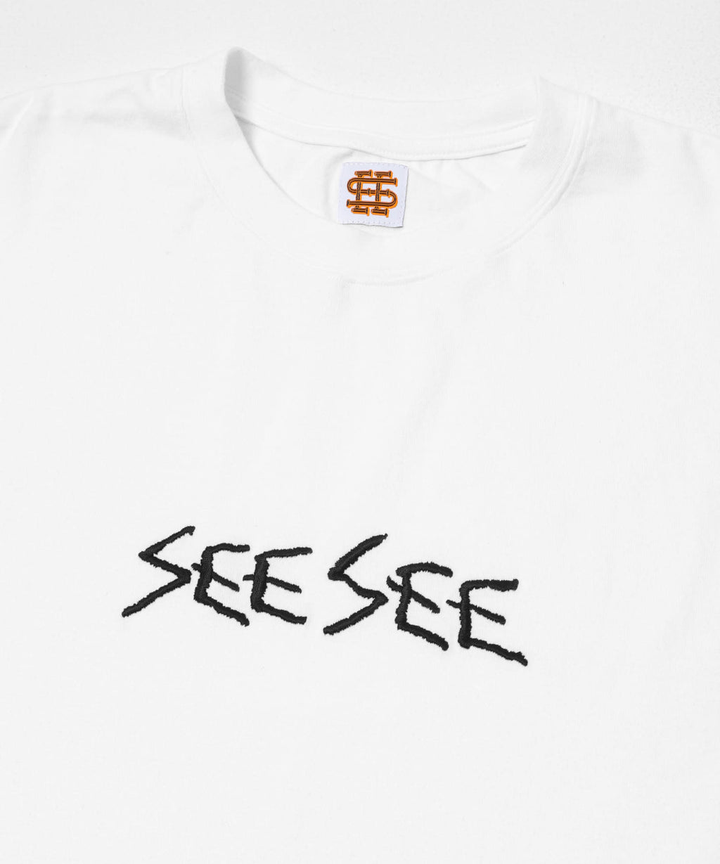 SEE SEE　SUPER BIG CALLIGRAPHY TEE