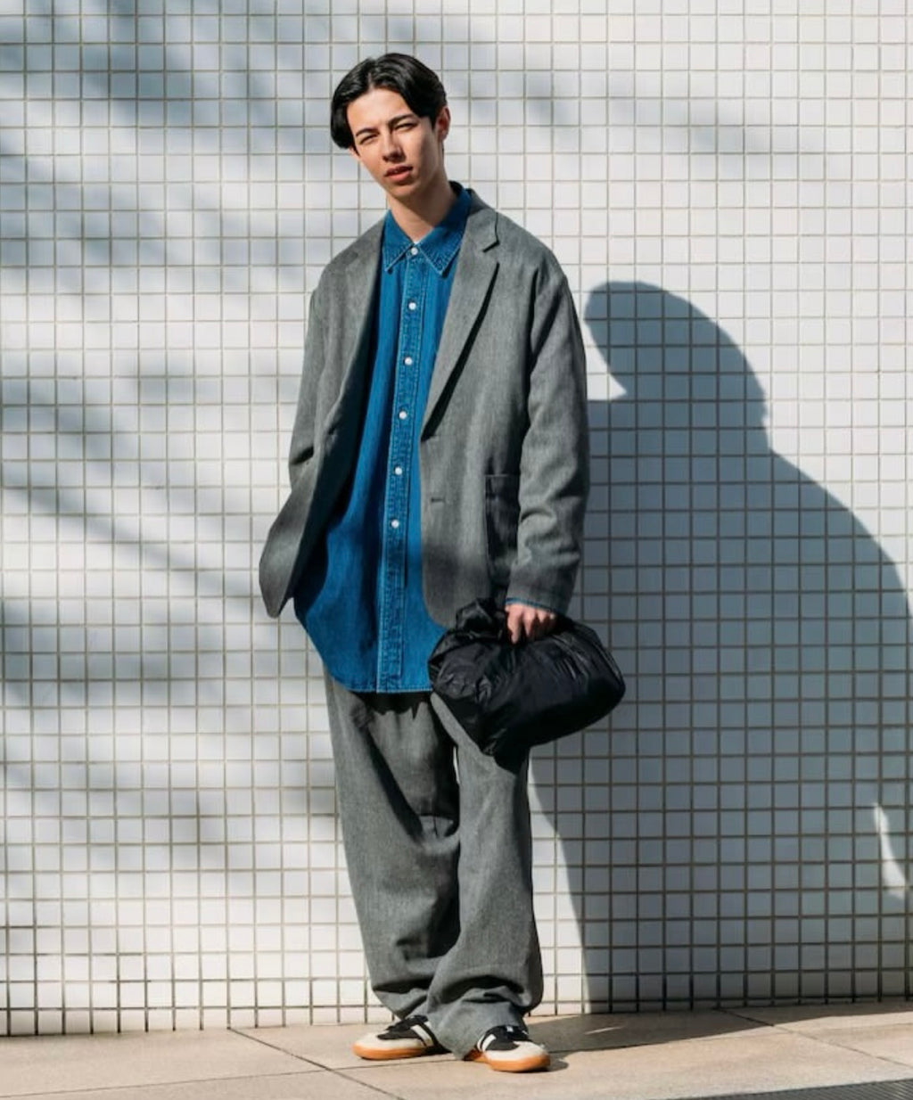 FREAK'S STORE
Relaxed Fit Woolly Jacket and Pants Setup Tailored jacket