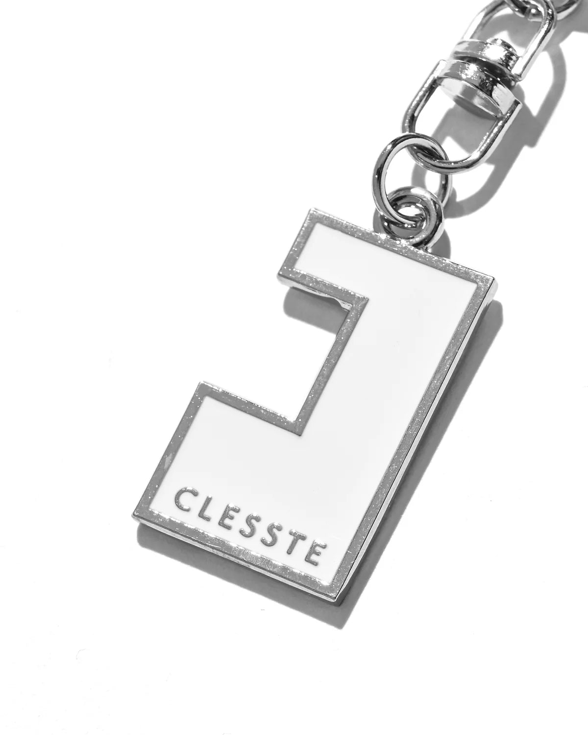 CLESSTE LOGO KEY HOLDER 001 (SILVER)