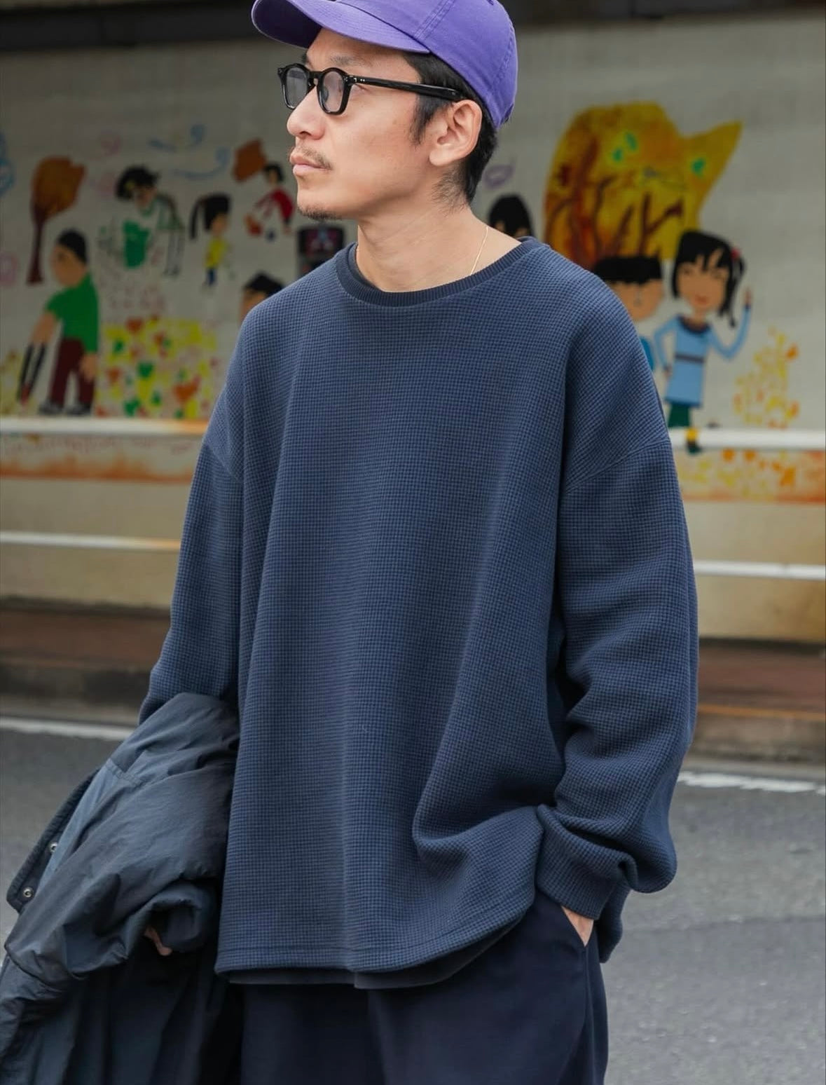 UR TECH」 Wide Dad TECH CREW PULLOVER – SupBean