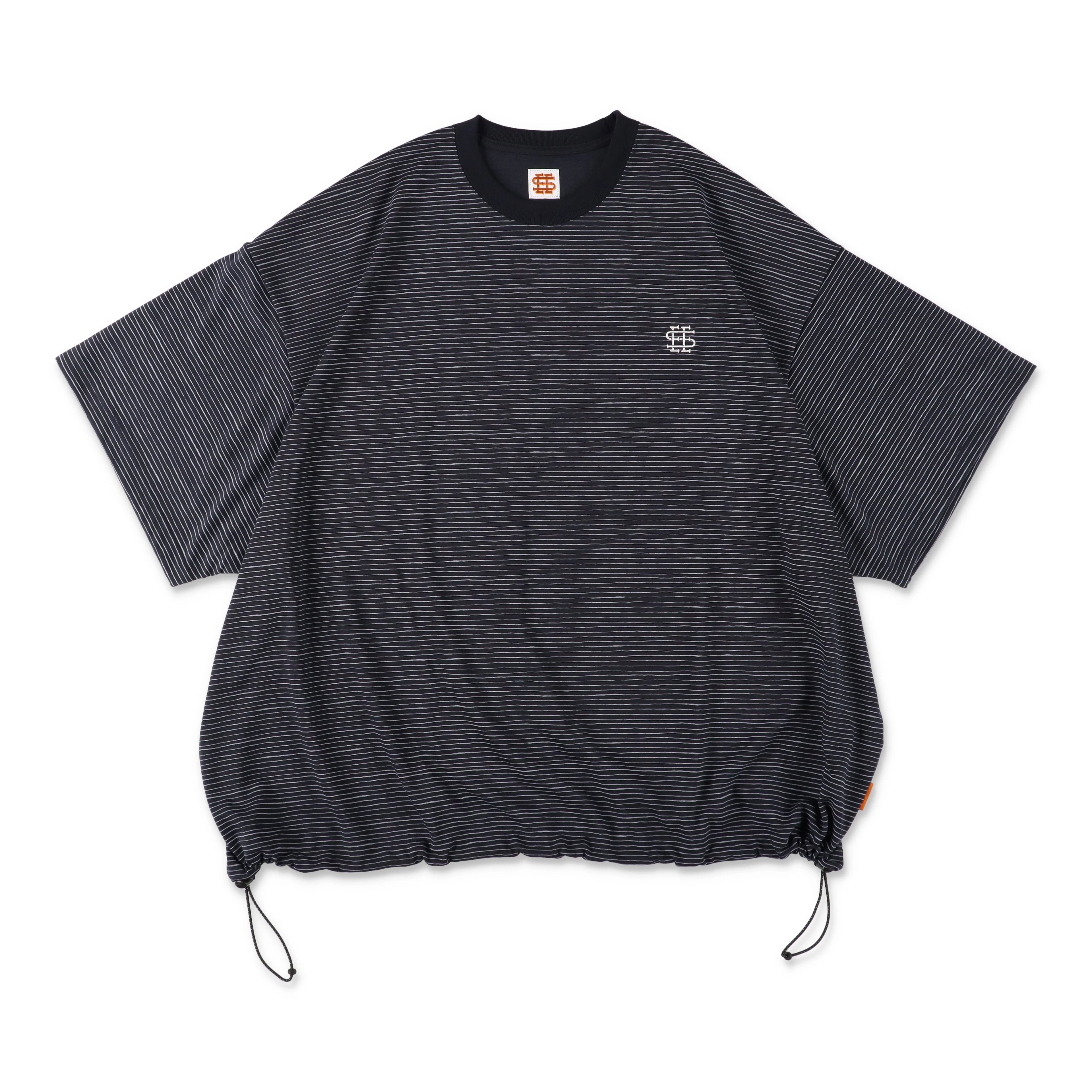 SEE SEE SUPER BIG BORDER SS W/DRAWSTRINGS TEE