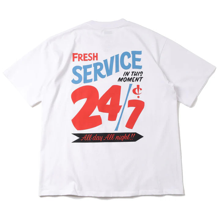 24SS FreshService / Corporate Printed S/S Tee All Day All Night