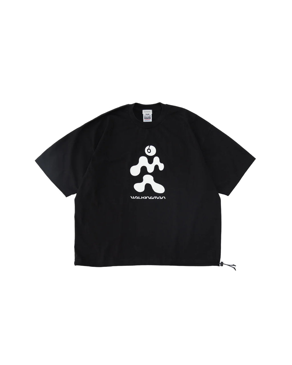 CLESSTE / "WALKING MAN" Massive T-Shirt With Drawstrings
