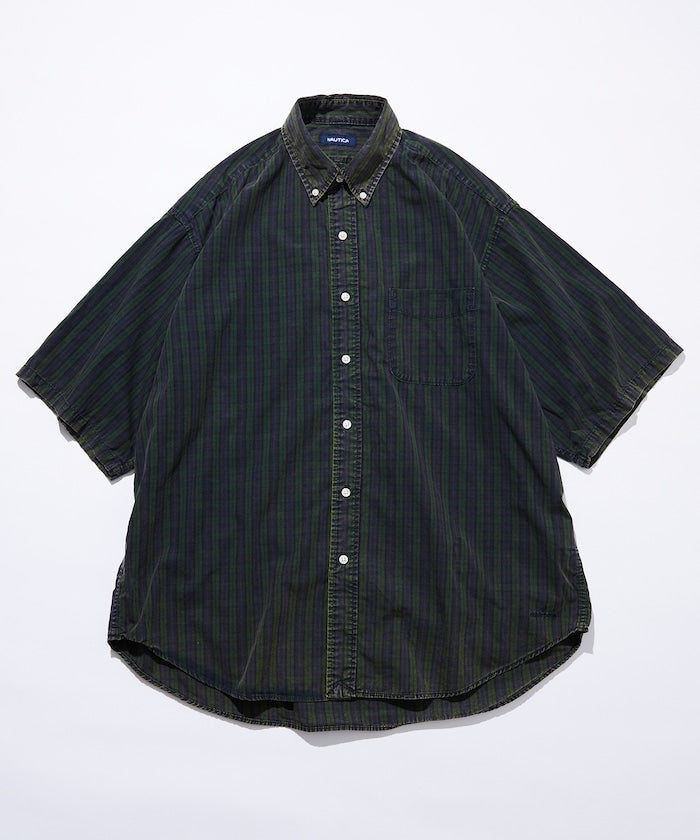 24SS Nautica / Faded S/S Shirt - Plaid