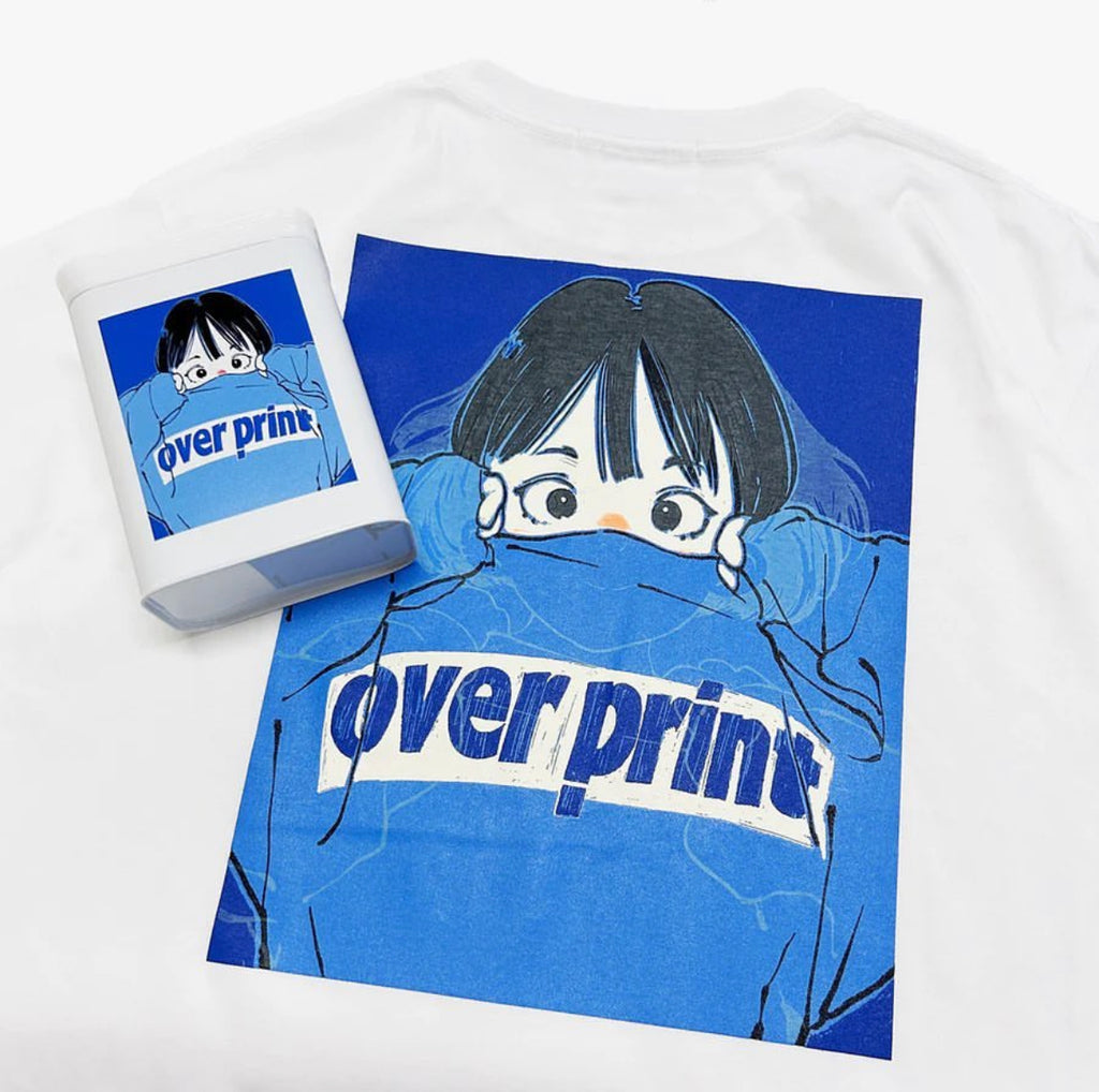 Over Print / POP ART Tee GLOW IN THE DARK