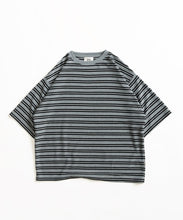 將圖片載入圖庫檢視器 WETTEMPT / CREW NECK DRAW CORD BORDER TEE
