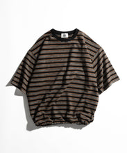 將圖片載入圖庫檢視器 WETTEMPT / CREW NECK DRAW CORD BORDER TEE
