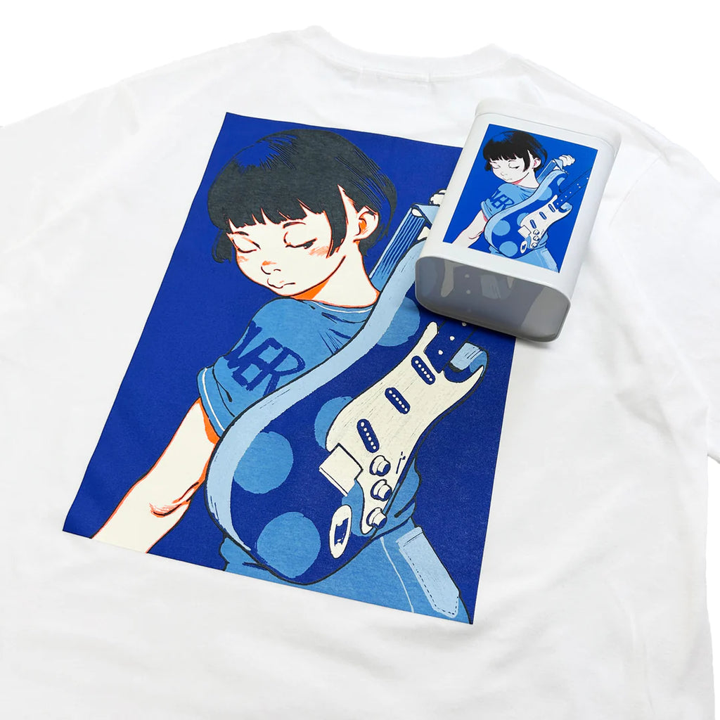 Over Print / POP ART Tee GLOW IN THE DARK