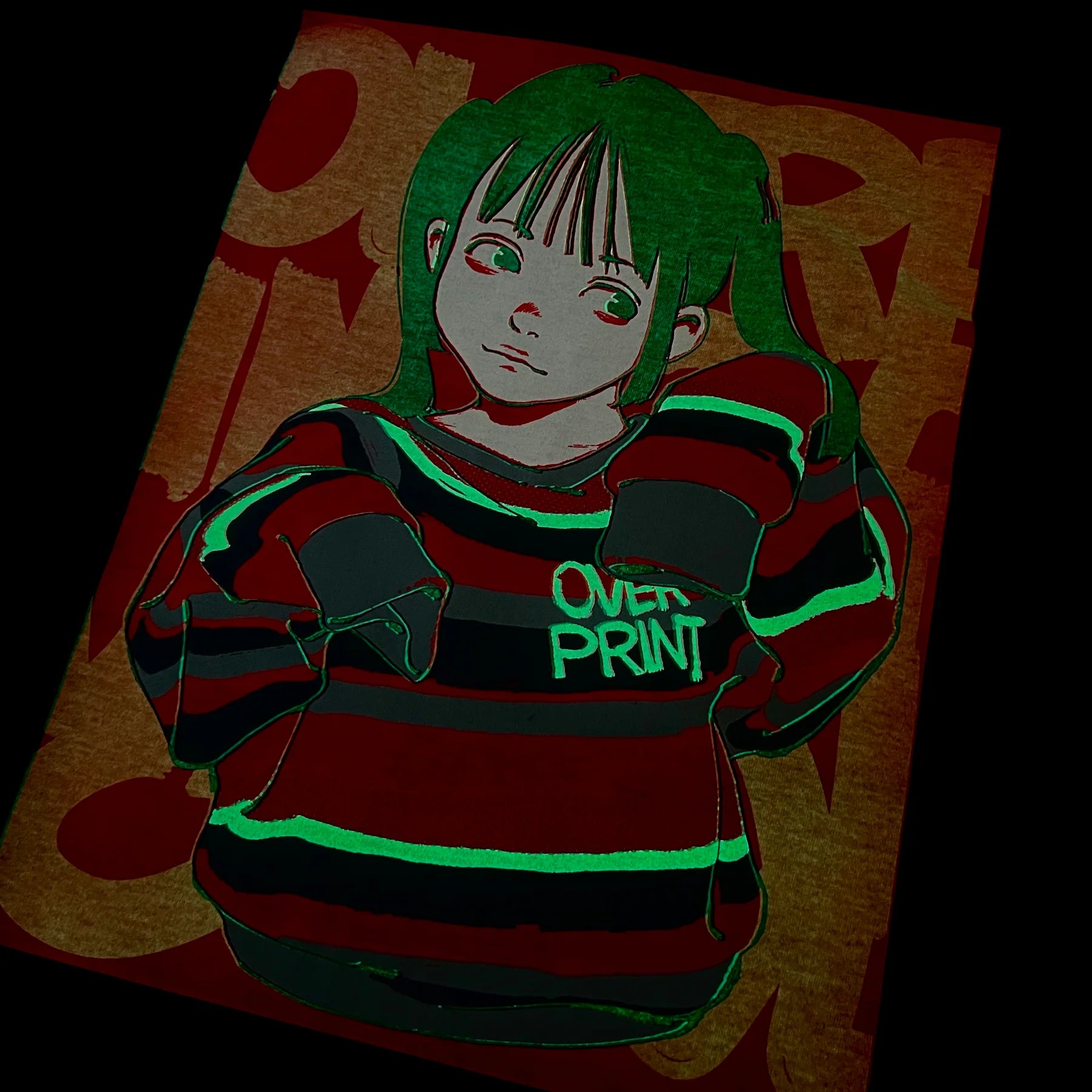 Over Print / POP ART Tee Ver:8 DOGMATIC GOURMET Ripdw