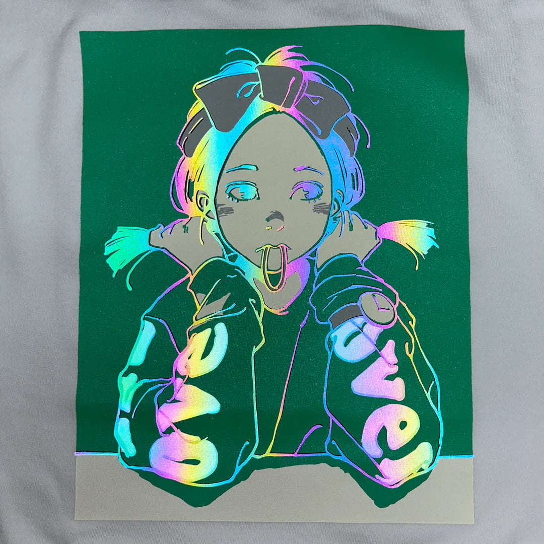 特價商品不享有其他優惠 Over Print / Pop Art Heavy LS Tee Ver:1 AURORA REFLECTOR