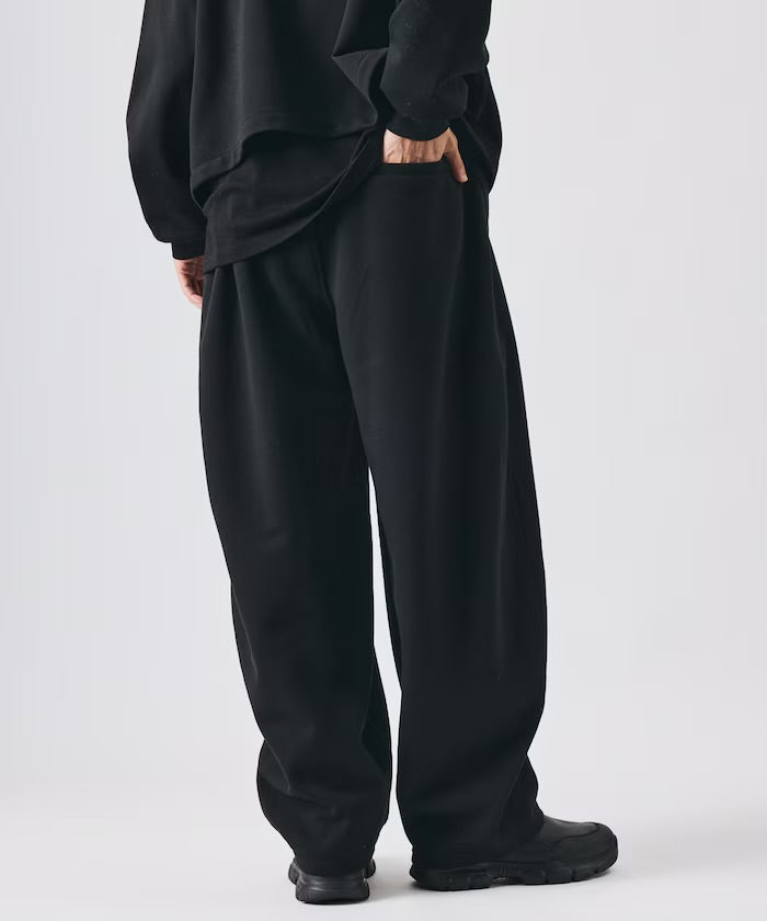 Freak‘s Store Double-knit Stand-collar Blouson & Wide-leg Easy Pants Set