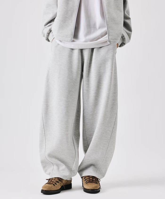 Freak‘s Store Double-knit Stand-collar Blouson & Wide-leg Easy Pants Set