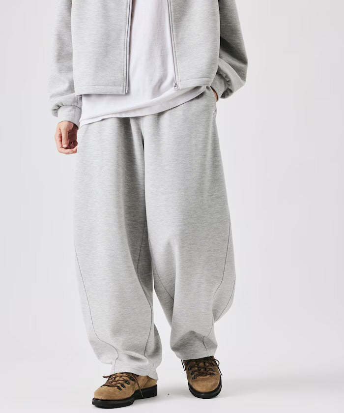 Freak‘s Store Double-knit Stand-collar Blouson & Wide-leg Easy Pants Set