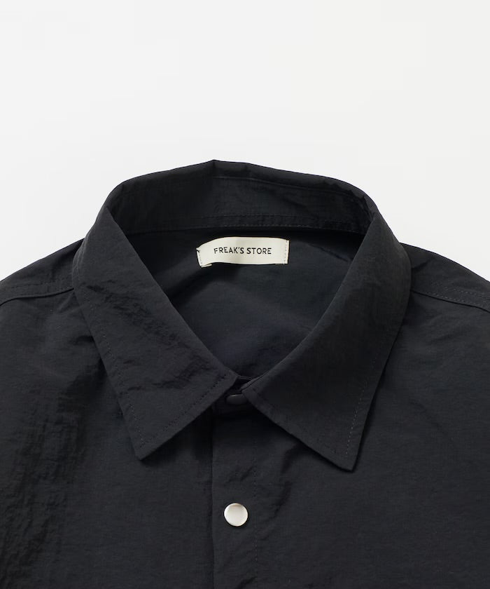 Freak‘s Store Oversized Utility-Pocket Nylon Gear Shirt Jacket