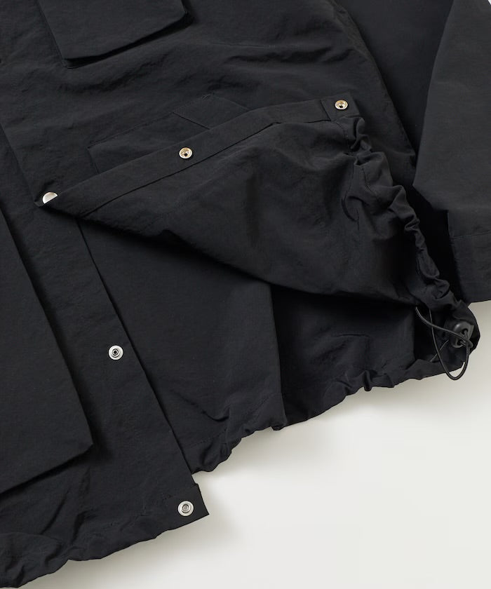 Freak‘s Store Oversized Utility-Pocket Nylon Gear Shirt Jacket