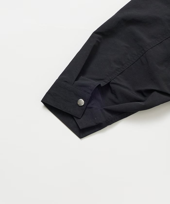 Freak‘s Store Oversized Utility-Pocket Nylon Gear Shirt Jacket