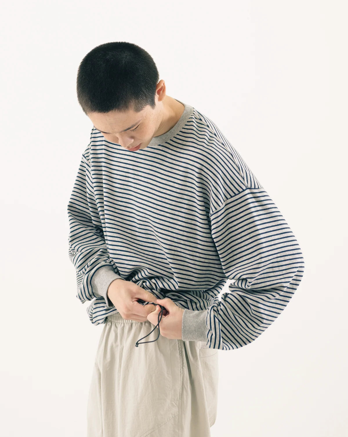 BULETOWN Loose Fit Drawstring T
