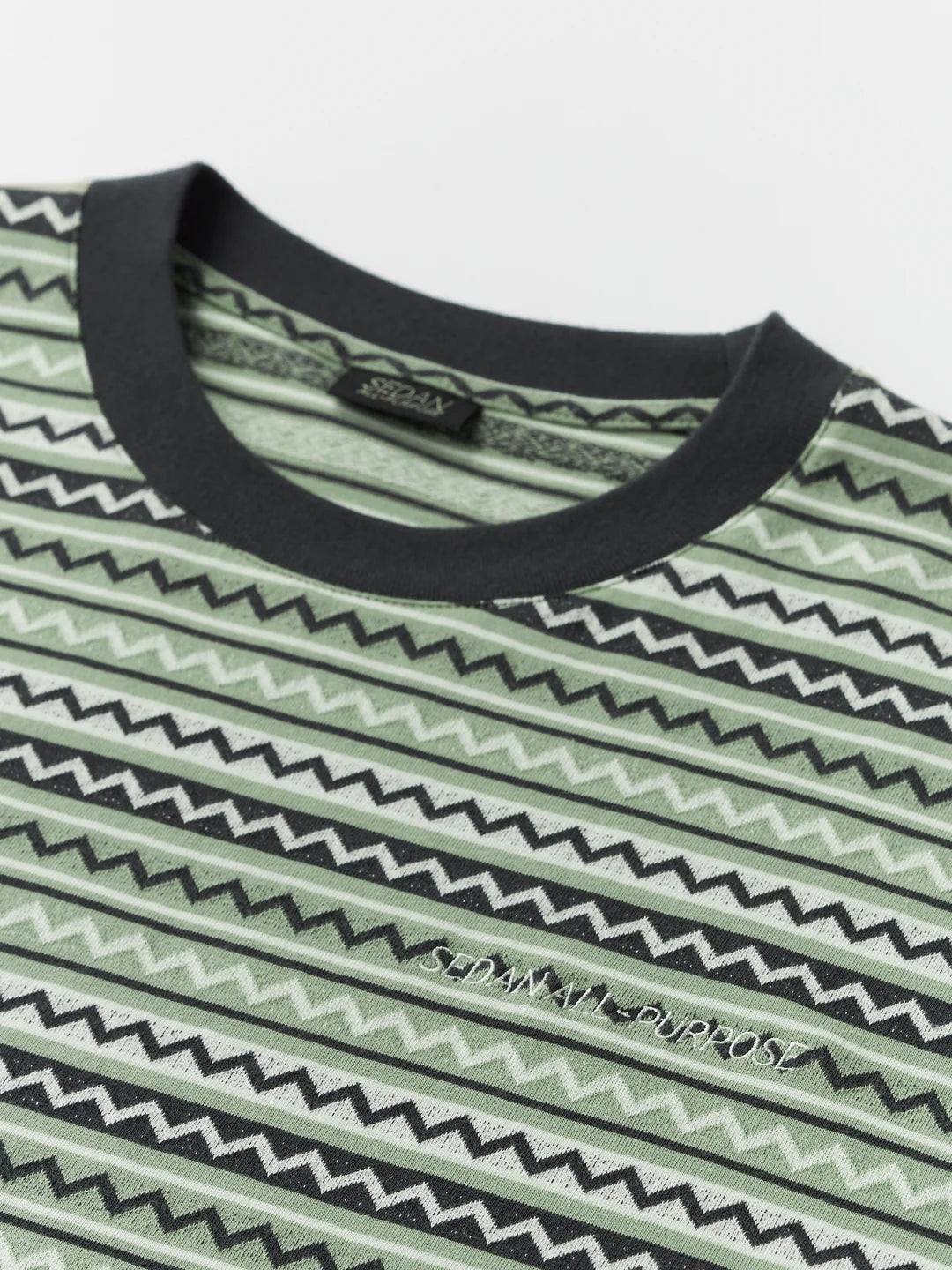 24SS Sedan All-Purpose / Jaquard Striped S/S Tee