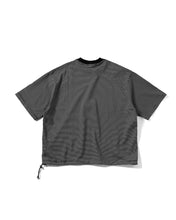 將圖片載入圖庫檢視器 24SS Clesste / Striped Massive T-Shirt With Drawstrings
