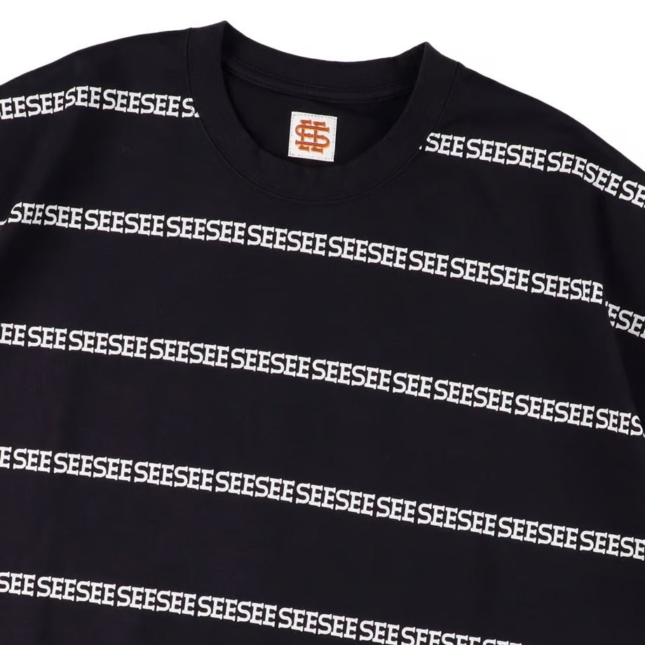 24SS SEE SEE / [S2] Super Big Flat w Drawstrings See Boarder Tee