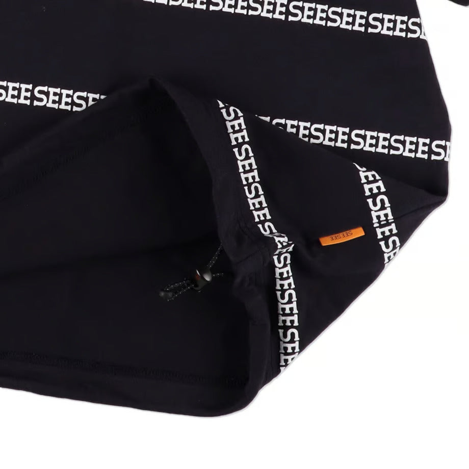 24SS SEE SEE / [S2] Super Big Flat w Drawstrings See Boarder Tee