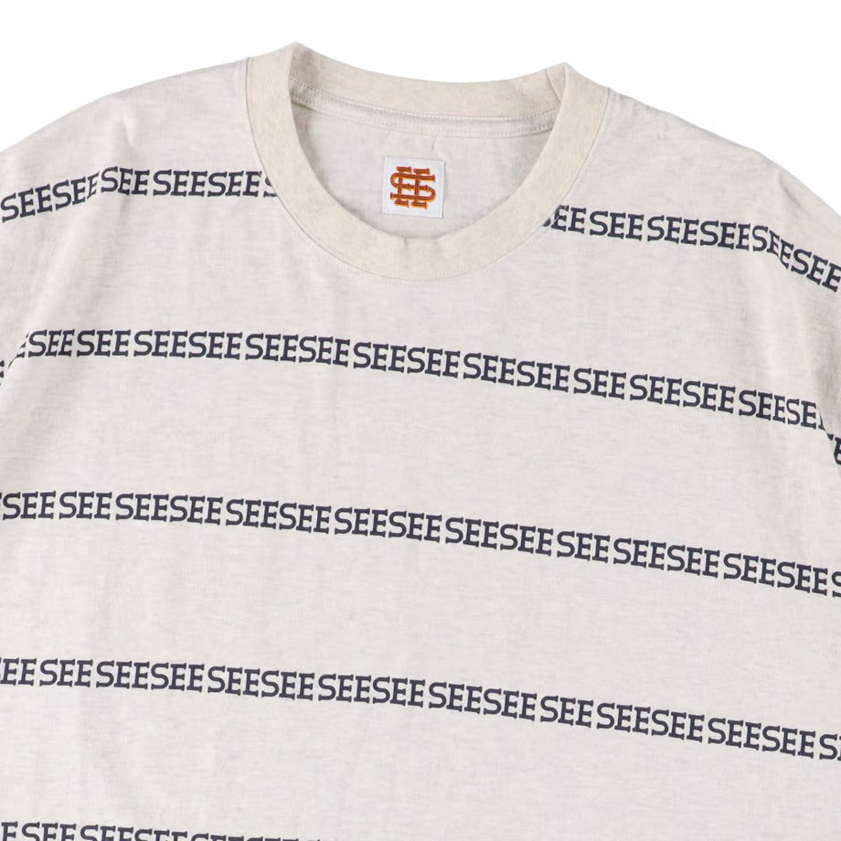 24SS SEE SEE / [S2] Super Big Flat w Drawstrings See Boarder Tee