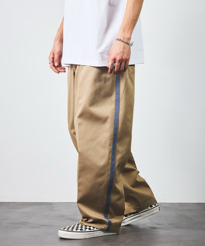 Freak's Store / Loose Fit Sideline Work Pants / Wide Pants