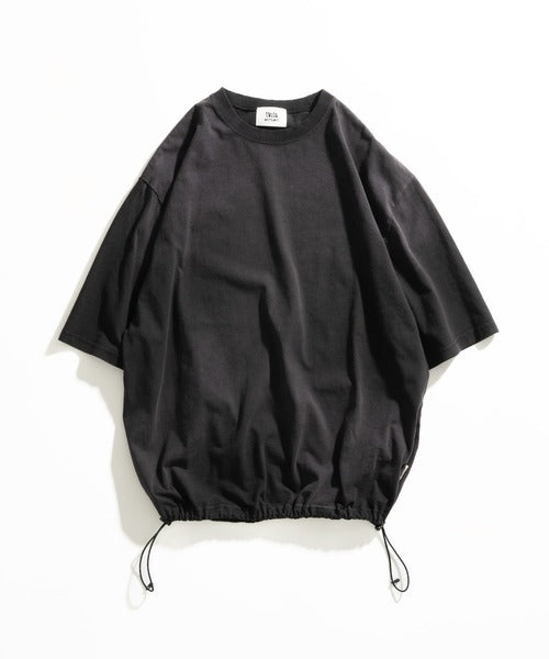 WETTEMPT / GARMENT DYED SPRAY DRAWCORD TEE