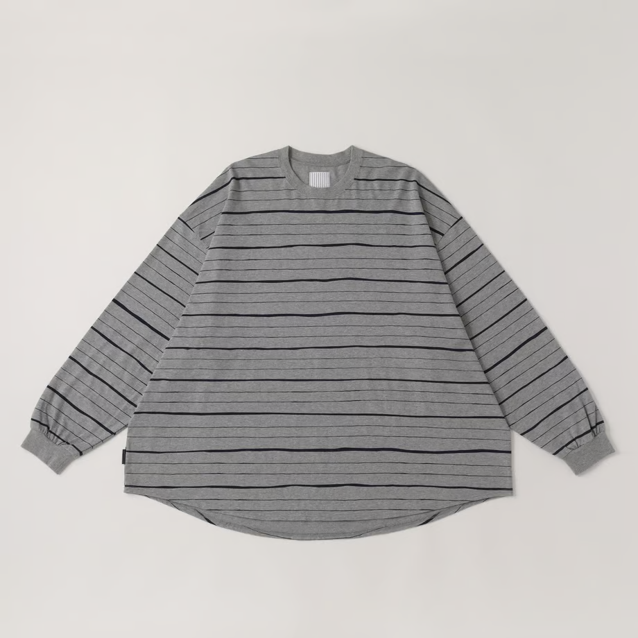 S.F.C SUPER BIG MIX SIDE STRIPES LS TEE 【SFCSS25CS12】