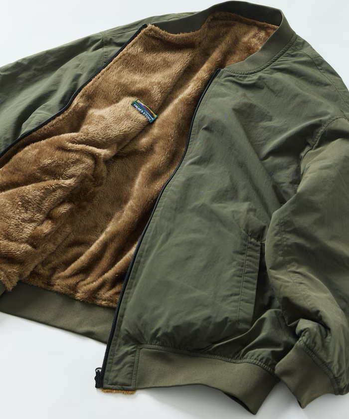 24AW FREAK'S STORE / Nylon fleece reversible MA-1 zip-up Blouson [Limited products]